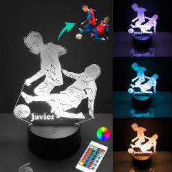 Lampara 3D LED Fútbol Foto