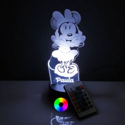 Lampara 3D LED Mimi Mouse