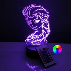 Lampara LED Frozen Personalizada