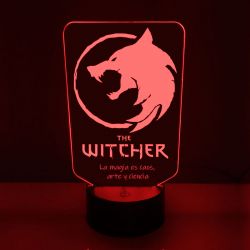 Lampara LED The Witcher Logo.