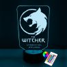 Lampara 3D LED The Witcher Logo.