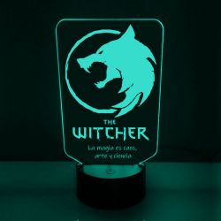 Lampara LED Logo The Witcher.