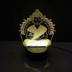Lámpara LED Buda color chakra
