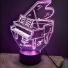 Lámpara led personalizada piano.