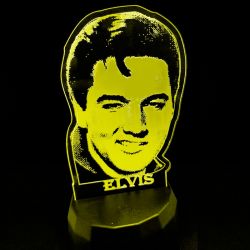 Lampara 3D LED Elvis