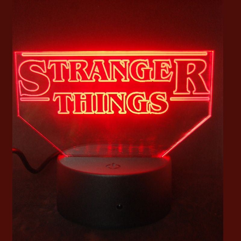 Lámpara led Stranger Things.
