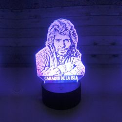 Lampara 3D LED Camarón de la Isla