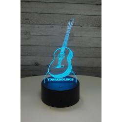Lámpara LED Guitarra.