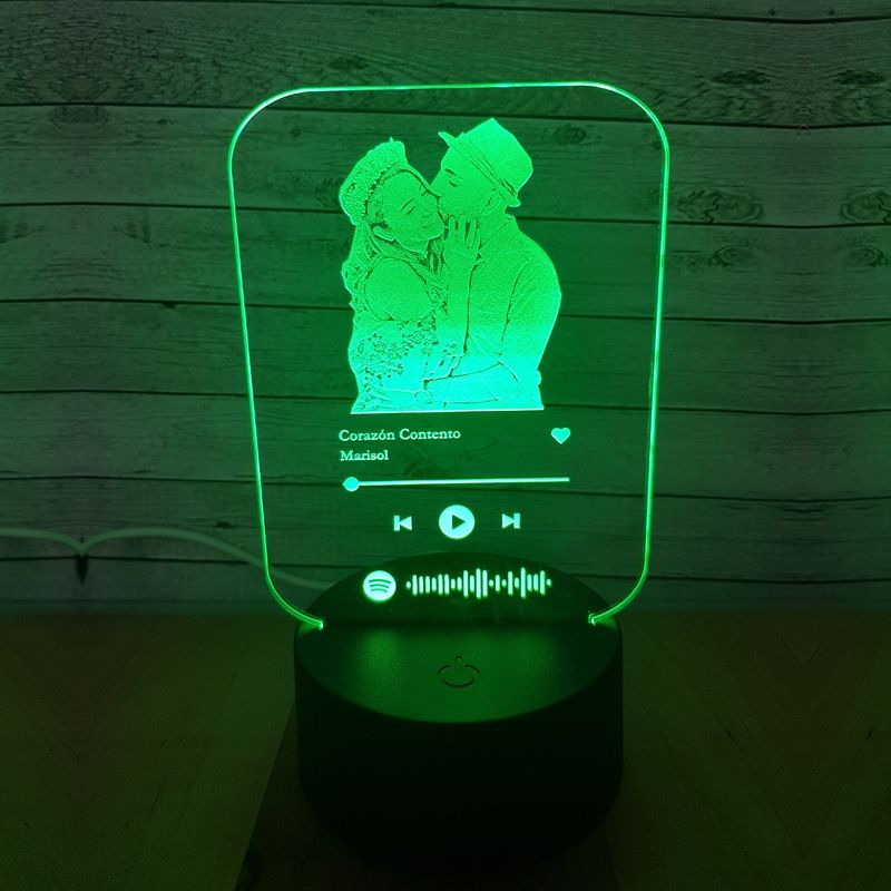 Lámpara Spotify Personalizada LED