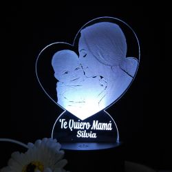 Lámpara personalizada día de la madre