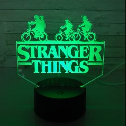 Stranger  Things Lámpara 3d led.