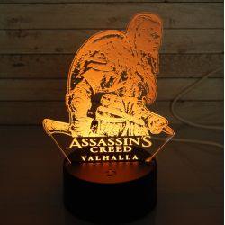 Lampara 3D LED Assassins Creed