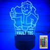 Lampara 3D LED Fallout Personalizada