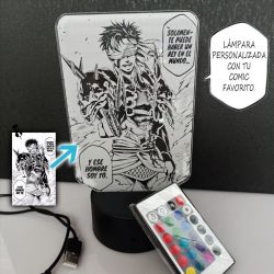 Personaliza Tu Lampara LED Manga Sin Recortar