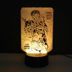 Lámpara 3D LED con tu Manga.