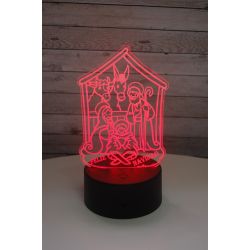 Lampara LED 3D Navidad