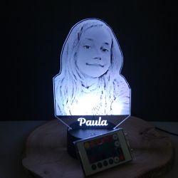 Lámpara 3D LED fotografía